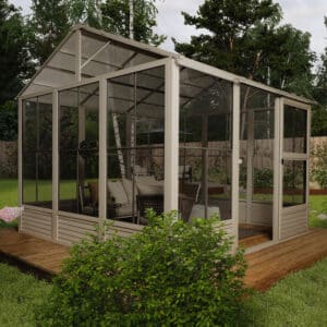 Solarium Myrdal 11x10 Avec Toit en Polycarbonate